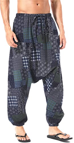 Pantalon sarouel homme ample coupe confortable pour éviter de serrer la taille en été