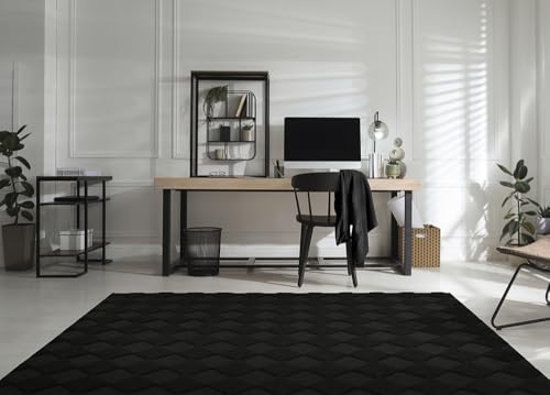 Tapete Garland Rug geométrico 12' x 12' negro miniatura 2