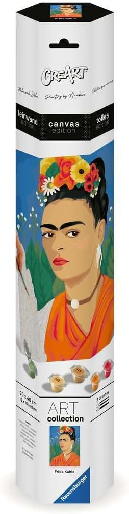 Ravensburger CreArt, Malen nach Zahlen Art Collection Frida Kahlo - Frida Kahlo
