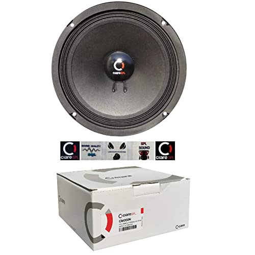 1 WOOFER CM200N CM 200N altoparlante 20.00 cm 200 mm 8 da 120 watt rms 250 watt max impedenza 4 ohm porte portiere da auto competizioni spl sensibilità 96 db 1 pezzo + 5 sticker omaggio