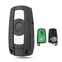 HYMOLKYE 868mhz Auto Fernbedienung Schlüssel für BMW E60 E61 E63 E64 E65 E66 E70 E71 E72 E82 E88 E89 E90 E91 E92 E93 Z4 X6 CAS3 Schlüsselgehäuse mit 46 Chip Batterie Reserveschlüssel (no keyless go