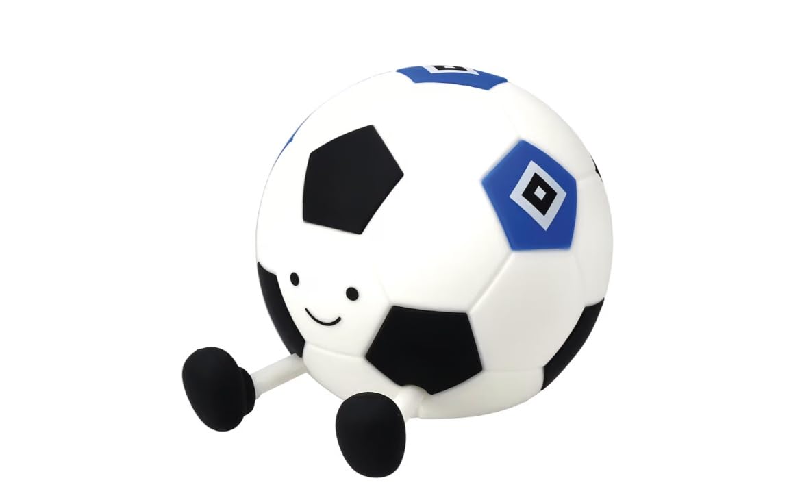 Hamburger SV HSV Nachtlicht Licht ** Fußball **, 14 x 11,5 x 10,5 cm, Silikon