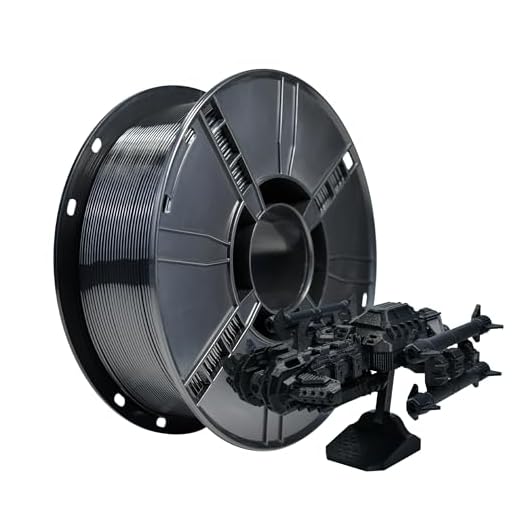 iBOSS PETG 3D Filament 1.75mm Black 3D Printer Filament 1kg, Neatly Wound Durable 1.75 +/- 0.02 mm High Precision, Strong Toughness Filament, Fit Most FDM Printers(1 Pack PETG Black)
