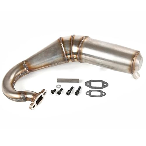 DAYUDDRICAR RC Car Exhaust Pipe, for Gasoline Car Stainless