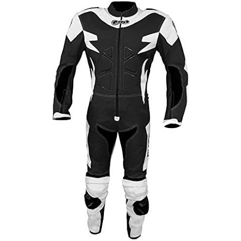 BI ESSE - Combinaison MOTO Cuir/Tissu Cover