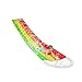 JLawn toboggans aquatiques pour enfants, sports nautiques toboggan géant d'arrière-cour Pvc toboggan aquatique arc-en-ciel toboggan de jardin anti-déchirure tapis de sprint anti-éclaboussures pour en