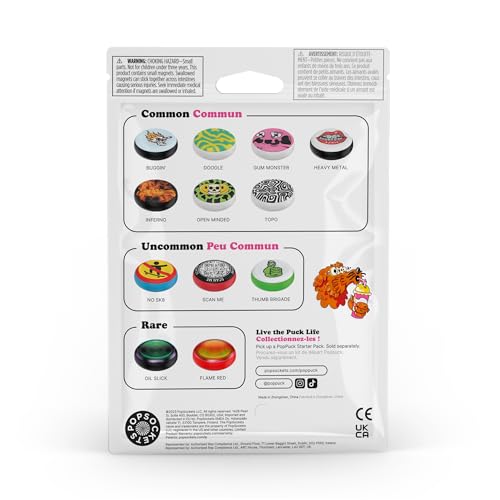 PopSockets PopPuck Booster Pack – Magnetic Fidget Toy Expansion Set with 2 Extra Pucks – Sensory Gadget for Kids & Adults – Trick Magnet Upgrade...