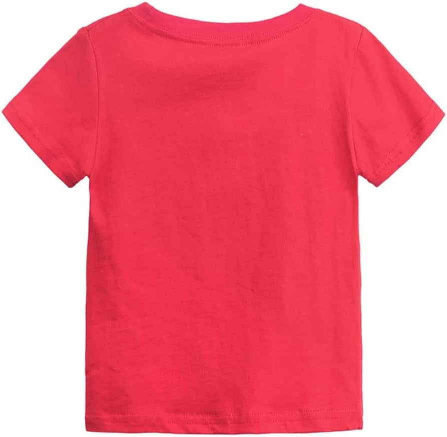 Toddler Little Kids Baby Boys Girls Magic Flip Sequins Tshirt, Short Sleeve Crew Neck Pullover Tees Tops (Star Red, 4 5 Years), 4-5T - Image 5