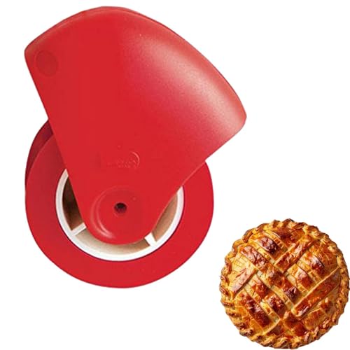 Lattice Pie Crust Cutter - Crinkle Cutter Roller Pie Top Cutter,Lattice Pie Top Dough Cutter, Lattice Cutter Pastry Tool, Pie Making Tools for Pie Crust or Ravioli Pasta