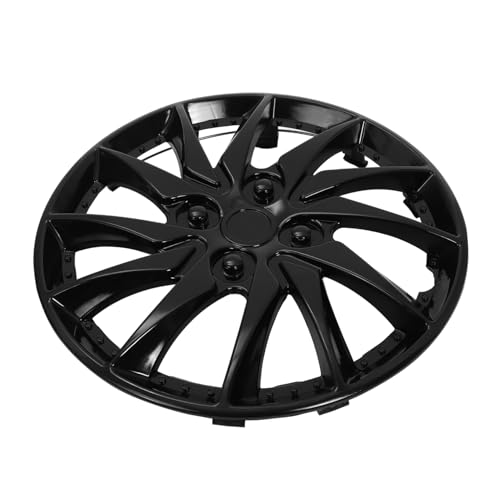 Enjoliveur 14 pouces noir en PP pour protection de jante tôle automobile