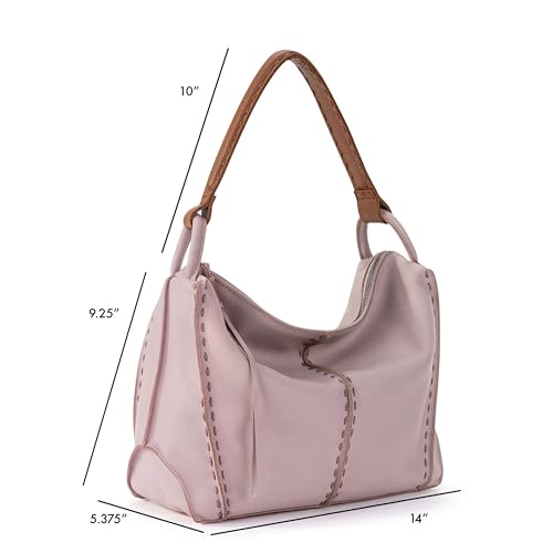 Image of The Sak Los Feliz Hobo Purse - Premium Large Leather Women's Handbag for Everyday & Travel - Durable Purse With Zipper Pocket