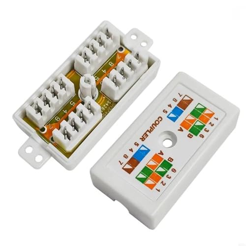 Boîte de jonction RJ45 Cat6 robuste pour infrastructure réseau Ethernet - 6