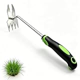 NICENINE Weed Puller Tool, Newly Upgraded Garden Weeder Heavy-Duty Stainless Steel Root Removal Tool with Ergonomic Non-Slip Handle, Gardening Weeding Tools for Gardening Backyard Farm Planting