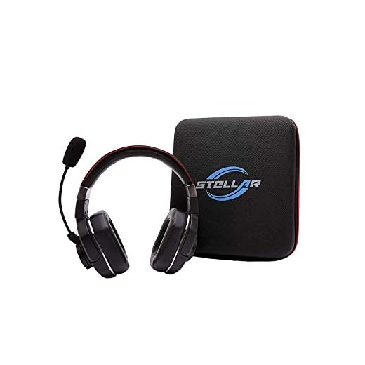 Stellar Electronic Pluto+Duo Bundle - 60+Hrs Talk Time, 99% Noise Cancellation - Best Bluetooth Headset for Truckers and Drivers