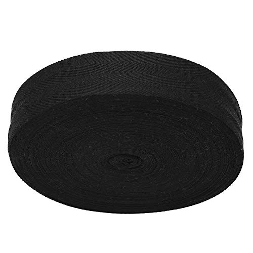 Cinta de algodón para árboles de 4cm negro para injertos y bonsáis