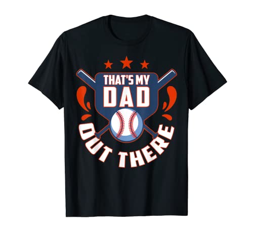 Tee Cute Baseball Gift For Family Baseball Dad Camiseta