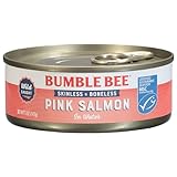 Bumble Bee Skinless & Boneless Canned Pink Salmon in Water, 5 oz Can - Premium Wild Caught Salmon - 20g Protein per Serving - Gluten Free, Kosher, MSC Certified
