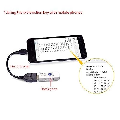 USB Thermometer Hygrometer Temperature Humidity Data Logger Recorder for PC Computer