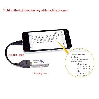 USB Thermometer Hygrometer Temperature Humidity Data Logger Recorder for PC Computer