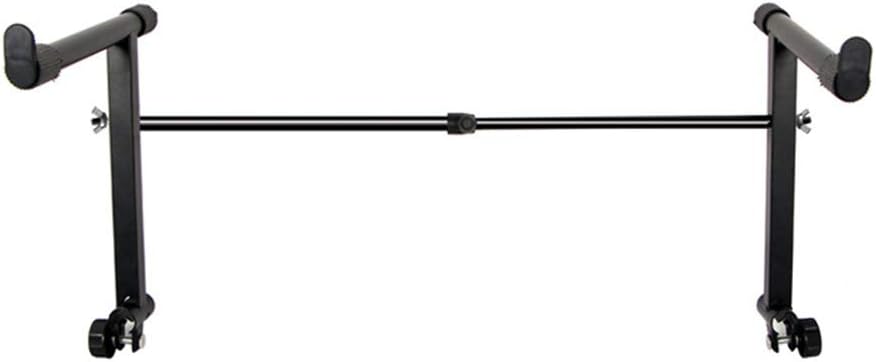 Healifty Piano Keyboard Stand 2 Tier Adjustable Electronic Piano Stand X-Frame Keyboard Holder Rack for Home Studio