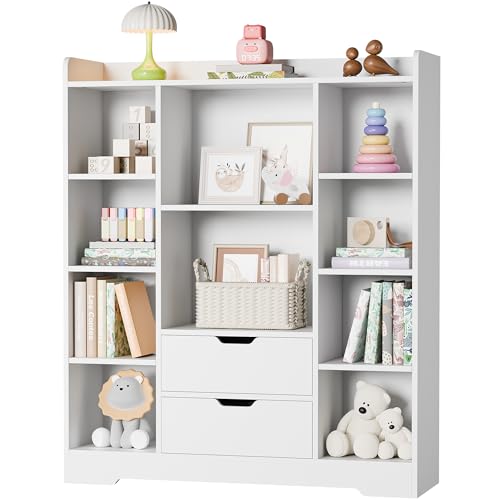 LDQ Adjustable 3/4-Storey Metal Shelf Rack - 1pc Movable Storage Rack with 3 Wire Baskets - Kitchen Organizer and Storage for Garage, Pantry, Bathroom, Closet, Utility Shelves (4 Layers)