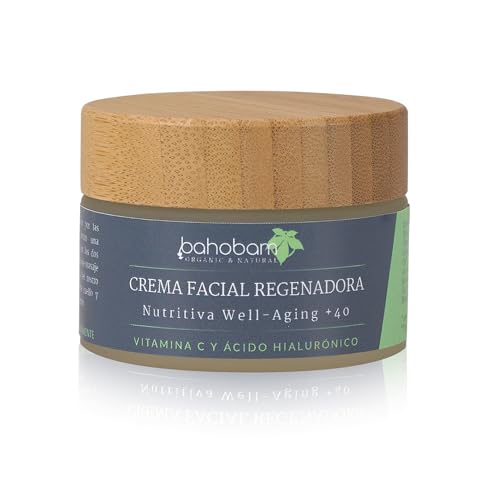 Crema facial regeneradora bio para el cuidado diario de la piel seca y madura en invierno