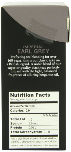 Wissotzky Tea Signature Collection Imperial Earl Grey Tea, 16 Count, 1.4 Oz #TOP3