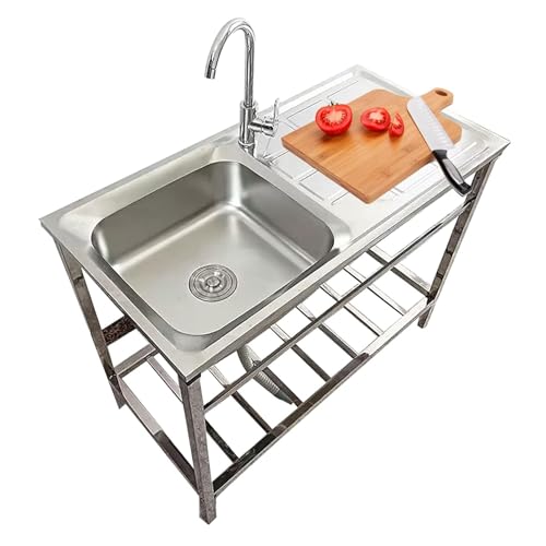 Évier de cuisine indépendant pour résoudre le manque d'espace de lavage dans le garage