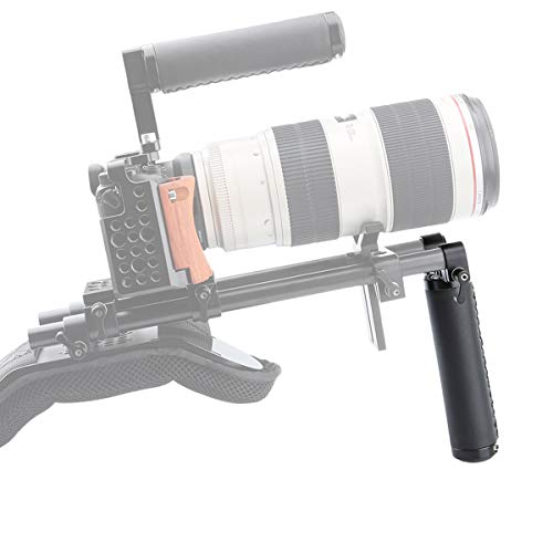 NICEYRIG 15mm Handle Kit with Rod Clamp Connector, Applicable for DSLR Camera Rig Support Rail System