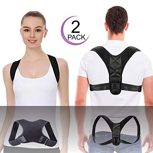 Posture Corrector For Women And Men,Back Brace Straightener Adjustable Under Clothes Support,Upper Pain