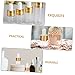 Happyyami 50pcs Essential Oil Bottles for Travel Home Use Glass Bottles Dropper for Diy Beauty