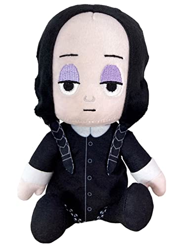 Addams Family Animated Movie 2 - Wednesday Addams Sitting Plush 7" H