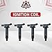 Ignition Coil Pack Set of 4 - Compatible with Toyota, Scion & Lexus Vehicles - Camry, Corolla, Solara, tC, xB, HS250h and more 2.0L, 2.4L models- Replaces 90919-02244, UF333 - Year Models 2001-2012