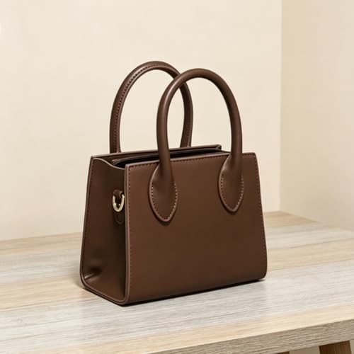 Image of Small crossbody tote bags for women faux leather cute clutch mini purses and handbags