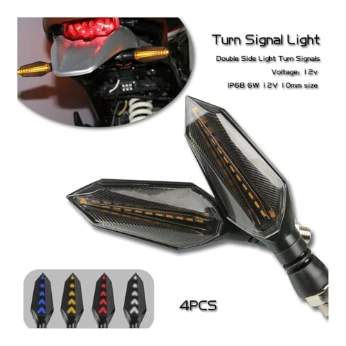 Intermitentes de moto para solucionar fallos de luz trasera en Kawasaki Z1000 6
