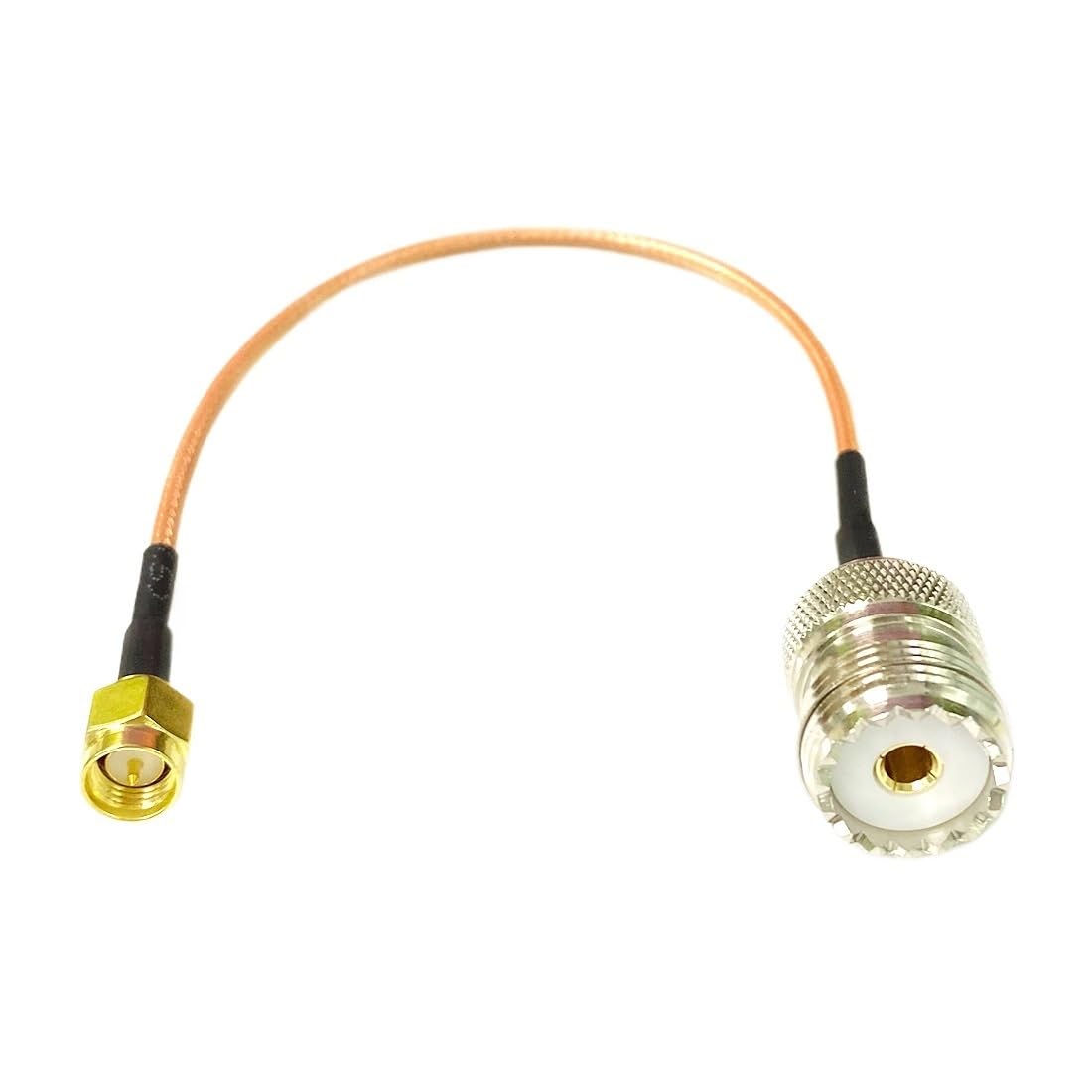 LIHUA SMA męski przełącznik UHF żeński Ja-ck SO239 kabel pigtail RG316 15 cm 15 cm adapter (15 cm)