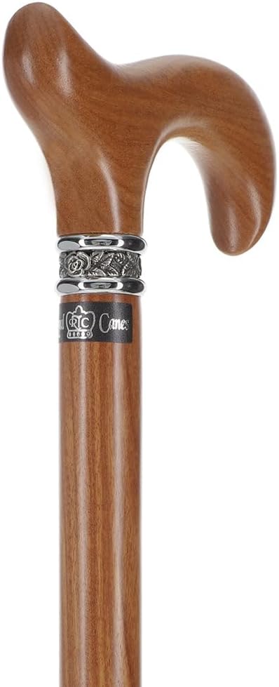 Royal RC Canes Stylish Walking Sticks – Derby Walking Canes with Wood Shaft and Pewter Collar – Colorful Cane Best Gift for Men and Women – Portable Wooden Derby Cane Safe to Walk.