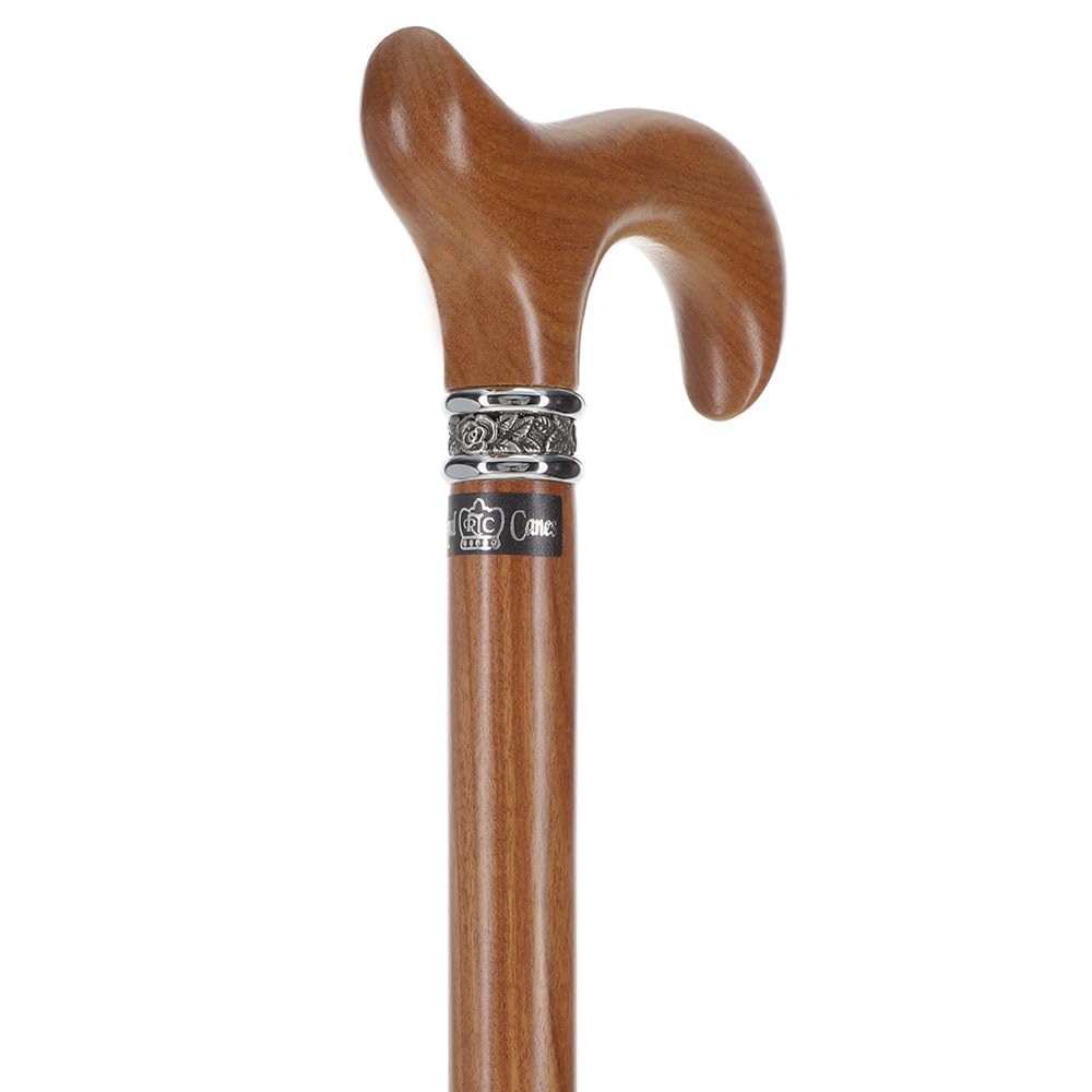 Royal RC Canes Stylish Walking Sticks – Derby Walking Canes with Wood Shaft and Pewter Collar – Colorful Cane Best Gift for Men and Women – Portable Wooden Derby Cane Safe to Walk.