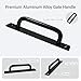 Ptoahqu 2PCS 7 Inches Barn Door Handle, Premium Gate Handle, Sturdy Black Sliding Door Pull Handles for Kitchen, Cabinet, Bathroom, Closet, and Easy Install