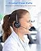 USB Headset with Microphone for PC, Computer Headset with Mic, Wired Headset with USB-A & Type-C, Mute, In-Line Controls Call Center Headphone for Work PC Laptop Office Phone Meeting Zoom Skype