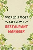 Restaurant Manager Notebook
