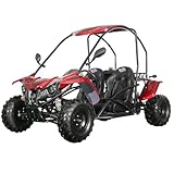 X-PRO Talon 125cc Go Kart with 3-Speed Semi-Automatic Transmission w/Reverse, LED Headlights, Big 18