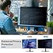 MOBDIK 28 Zoll Bildschirm Blickschutzfilter für Computer Monitor 16:9 Seitenverhältnis, Anti-Blaulicht Blendfrei Privacy Screen Sichtschutzfolie, Abnehmbarer Bildschirmschutzfolie Sichtschutzfilter