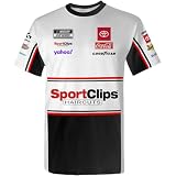 Checkered Flag Sports Denny Hamlin Short Sleeve Sublimated T-Shirt - Automotive Racing Apparel XL