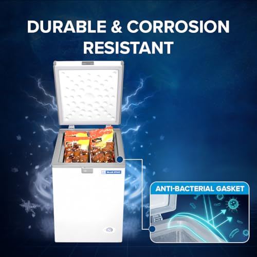 Image of Blue Star HT2-N130, 130 Liter Hard Top Single Door Deep Freezer (108 Liter, White, 2-star)