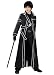 DAZCOS US Size Men's Kirito Cosplay Costume (Men M) Black