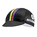 RockBros Cycling Sun Cap Polyester Breathable Baseball Hat for Men Awsome Motorcycle Caps (Rainbow Black)