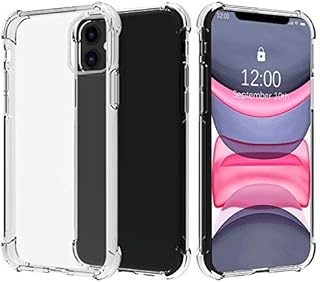 Migeec for iPhone 11 Case - Crystal Clear Hybrid Material Covers Air Cushion Gel Bumper Technology Full Protection Phone cases for iPhone 11 6.1 inch
