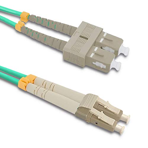 Qoltec Patchcord Fibre Optic LC/UPC - SC/UPC - Multimode - 50/125 - OM4 - Duplex - 5 m
