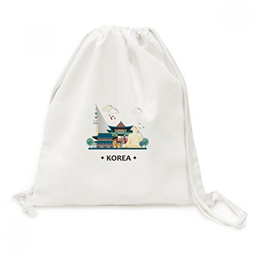 Sac à dos Corée en toile pour remplacer vos sacs lourds lors de vos visites de Séoul